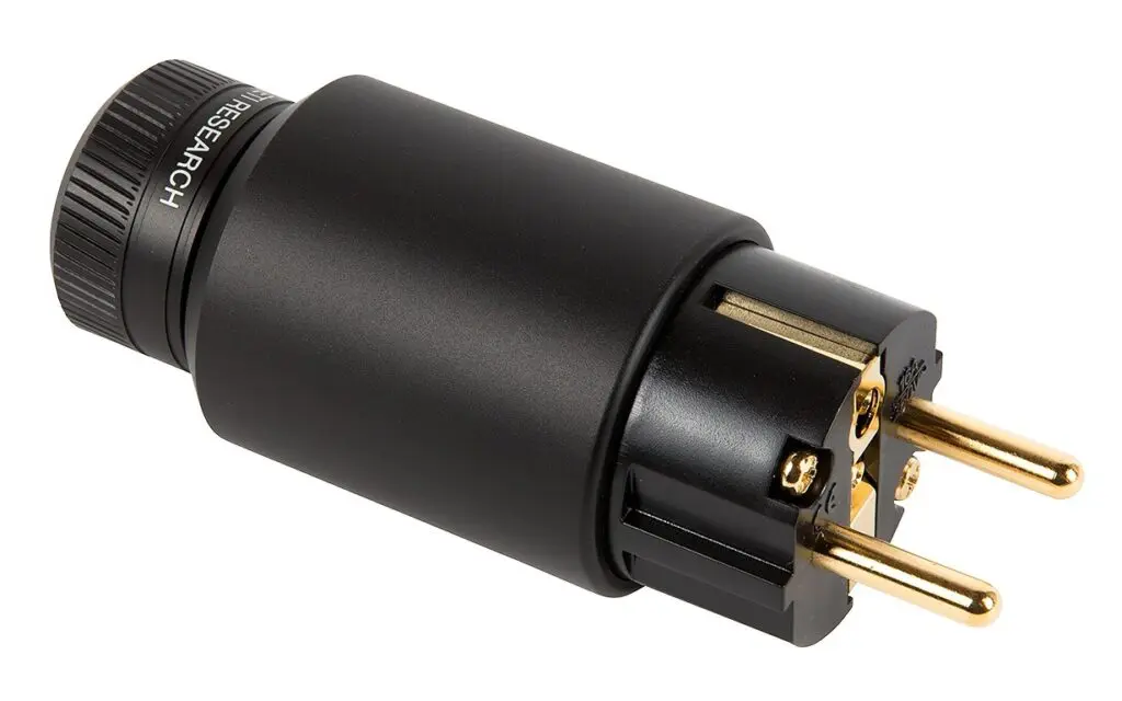 ETI  Research Legato (CU) verguld koper Schuko netstekker 10A tot Ø20mm