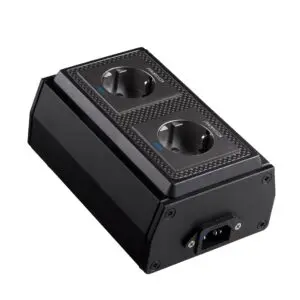 Furutech FT-SWS-D NCF Box-black stekkerblok 2 x schuko Rhodium-plated