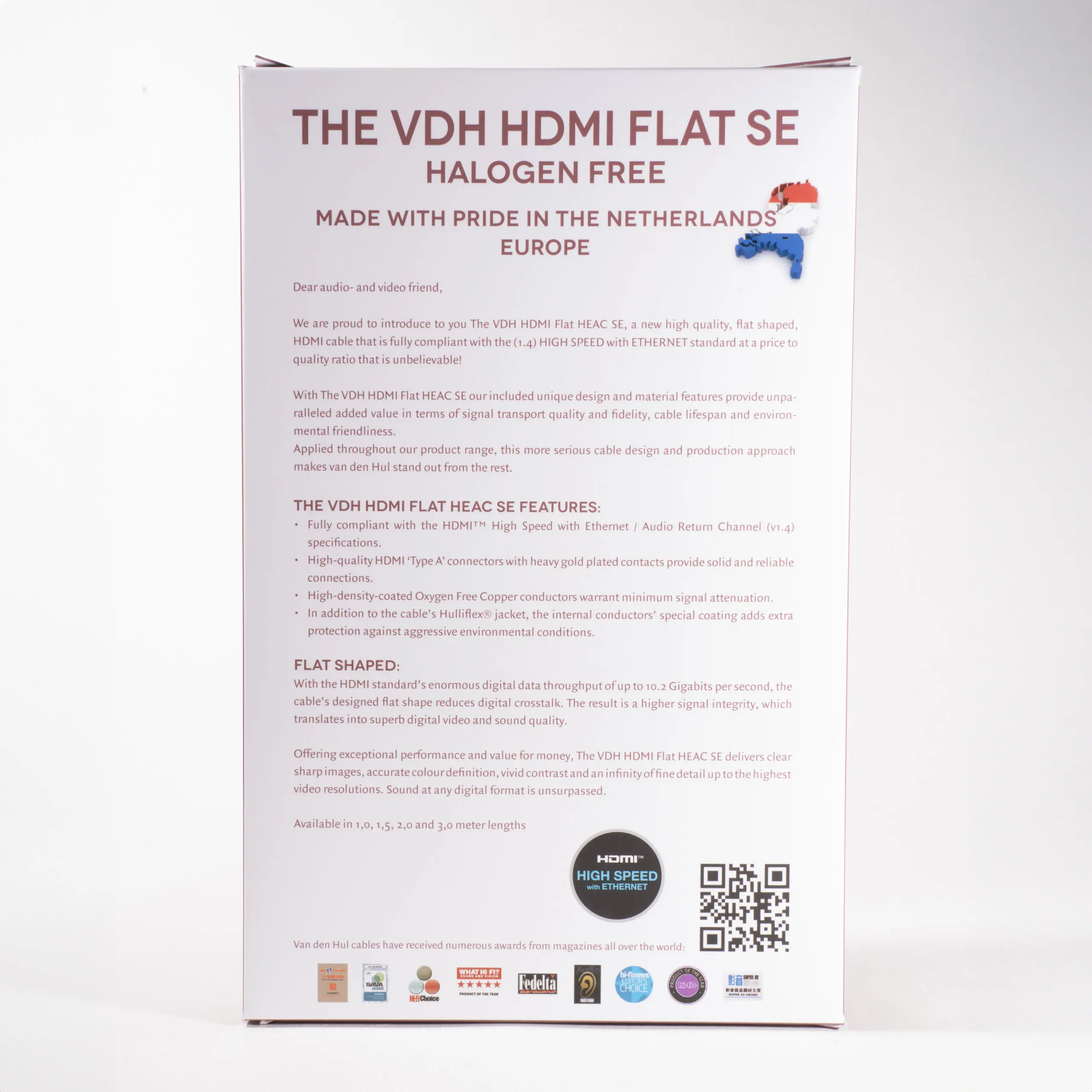 Van den Hul The VDH HDMI Flat SE Halogen Free 4K vanaf 1,0 meter - Afbeelding 10