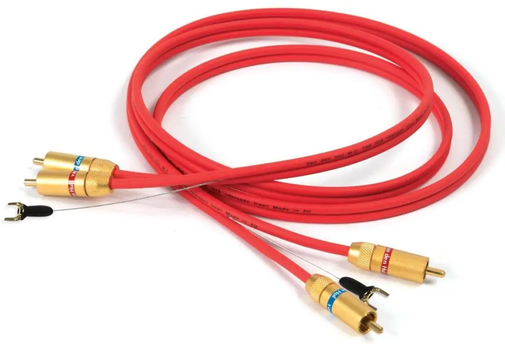 Van den Hul The Isis RCA phono-kabel Halogen Free vanaf 1,0 meter