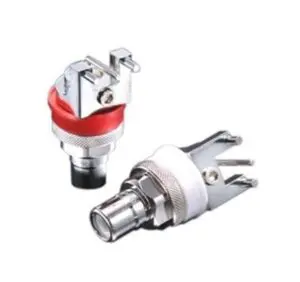 Furutech FP-908 (R) Rhodium PCB mount RCA-chassisdelen per paar