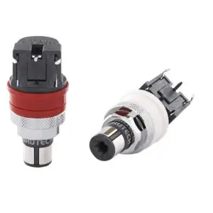 Furutech FT-909 (R) Rhodium RCA-chassisdelen per paar