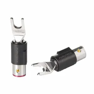 Furutech FT-211 (R) Rhodium - Spade connector tot Ø7,8mm per set 4 stuks