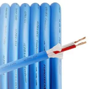 FURUTECH Alpha-S14 luidsprekerkabel OFC Alpha Treatment 2x2mm² Ø8.9mm onafgewerkt per meter