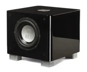REL Subwoofer T/7X 200 Watt RMS Klasse-AB. 30Hz bij -6dB, 8” woofer en passieve radiator
