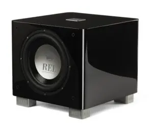 REL Subwoofer T/9X 300 Watt RMS Klasse-AB. 27Hz bij -6dB, 10” woofer en passieve radiator