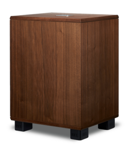 REL Subwoofer Classic 98 in Walnootfineer 300 Watt RMS Klasse-D 27Hz bij -6dB, 10” woofer