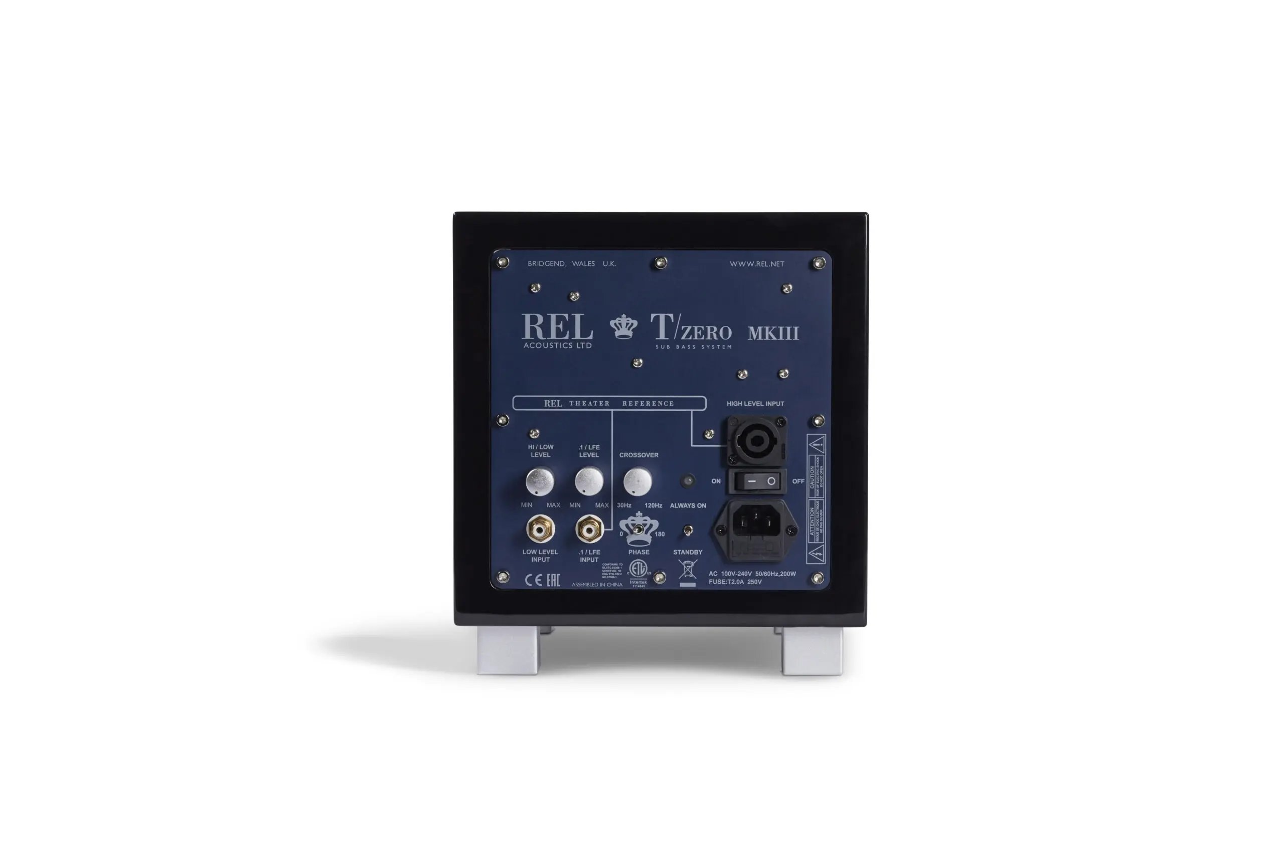 REL Subwoofer T/Zero MKIII 100 Watt RMS Klasse-D. 38Hz bij -6dB, 6,5” woofer - Afbeelding 3