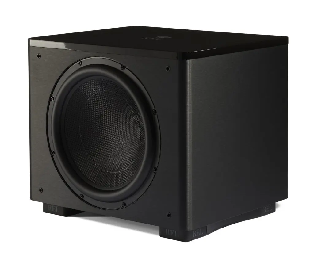 REL Subwoofer HT/1510 MKII Predator 1000 Watt RMS Klasse-D, 20Hz -6dB, 15” CarbonGlas woofer in hoogglans zwart of wit