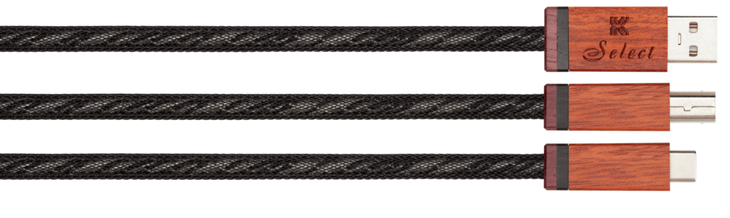 Kimber Kable Select Series HB koper-zilver USB A, B of C vanaf 0,5 meter