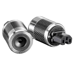 Furutech FI-50 (R) Rhodium - netstekker IEC C13 - 10A van Ø6mm tot Ø20mm