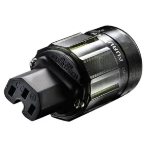 Furutech FI-28 (G) Goud - IEC C13 netstekker 10A van Ø6,6mm tot Ø17,5mm
