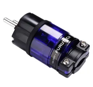 Furutech FI-E11-N1 (R) Rhodium - Schuko netstekker van Ø6,6mm tot Ø16mm