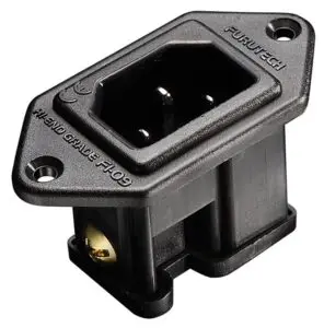 Furutech FI-09 (G) Gold - Chassisdeel IEC C14 Male per stuk