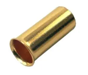 WBT 0434 Krimphulzen - adereindhulzen 24-karaats gold-plated 2,5mm2 AWG 14 per 10 stuks