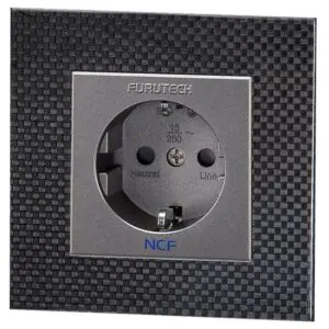 Furutech FT-SWS NCF (R) Rhodium wandcontactdoos schuko per stuk