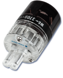 WattGate 370 Evolution (RH) Rhodium uitgevoerd in rookglas - IEC C7 netstekker 2,5A