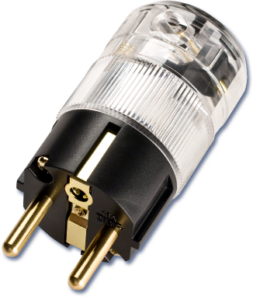 WattGate 360i Classic (CU) Koper uitgevoerd in rookglas 16A - Schuko netstekker