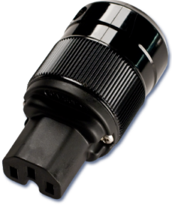 WattGate 320i Classic (CU) Koper uitgevoerd in zwart - IEC C13 netstekker 10A