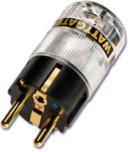 WattGate 390i Classic (AU) Goud uitgevoerd in rookglas 16A - Schuko netstekker