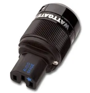 WattGate 350i Classic (RH) Rhodium uitgevoerd in zwart - IEC C13 netstekker 10A