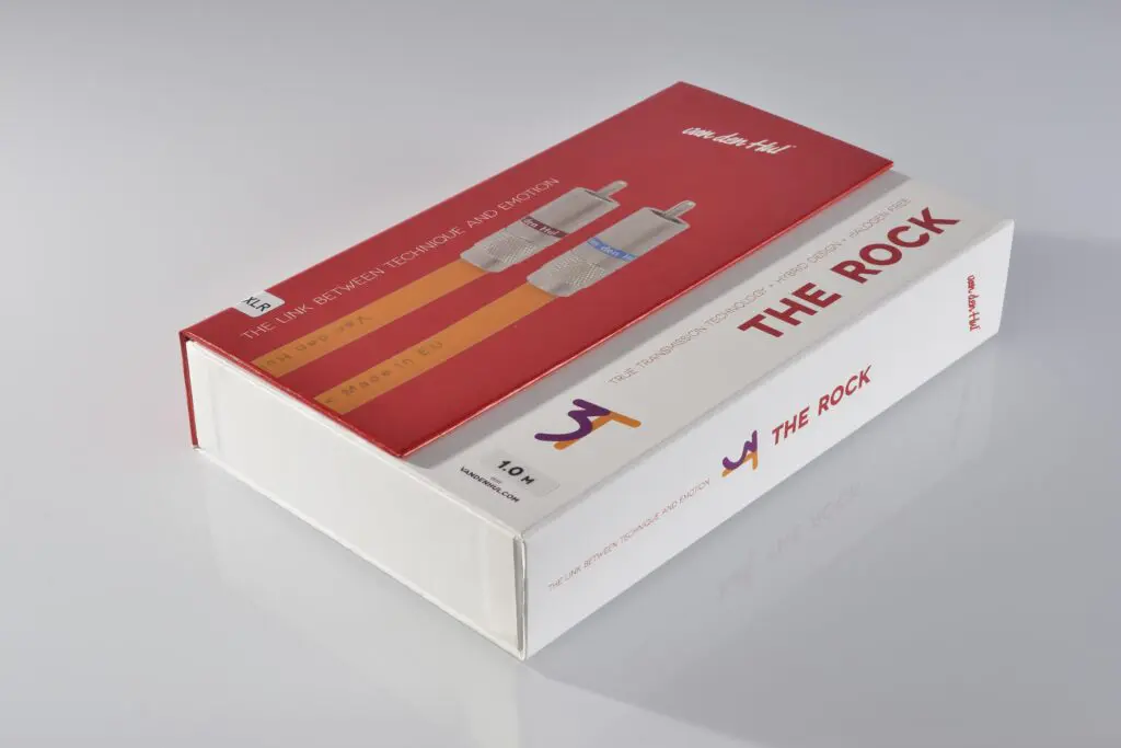 Van den Hul The Rock Hybrid 3T RCA Interlink stereoset 2 stuks vanaf 0,8 meter