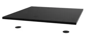 NorStone SPIDER ANTI-VIBRATION & DAMP 50 glasplaat zwart inclusief 4 stuks DAMP 50