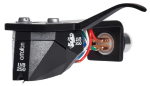 Ortofon 2M Black LVB250 premounted Naakt Fineline Diamand MM-element voorgemonteerd op SH-4 Black headshell