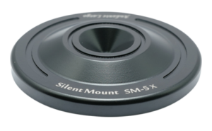 Chord Company Silent Mount SM5X Spike protector high end onderlegringen voor betere resonantiecontrole RVS 50 mm x 4 mm uitgevoerd in zwart per set 4 stuks