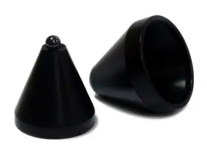 Cold Ray Ceramic 4 Resonator - ontkoppelaar 38 mm x 40 mm zwart per 4 stuks