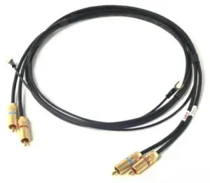 Van den Hul phono-kabel D-502 Hybrid OFC met pure silver + carbon coating als RCA, XLR of DIN-SME