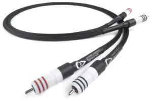 Chord Company Signature X Tuned ARAY Analogue high end RCA Interlink verzilverde geleiders stereoset 2 stuks vanaf 1,0 meter