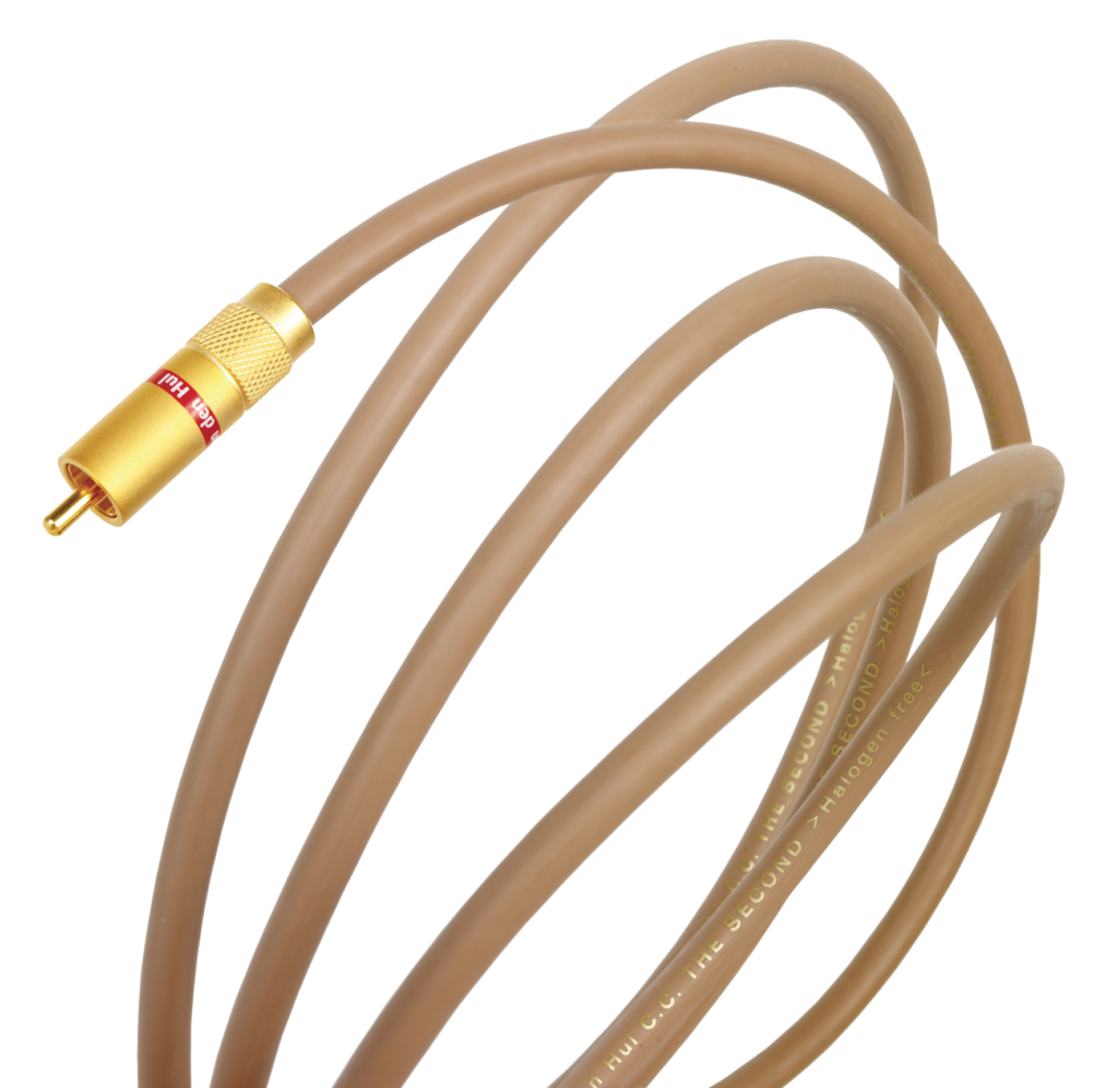 Van den Hul The Second RCA Interlink verzilverd OFC met carbon coating stereoset 2 stuks vanaf 0,8 meter