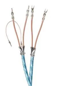 Supra Sword Excalibur Combicon high end luidsprekerkabel OFC geleiders 2 x 3,0mm2 AWG12 met Rhodium-connectoren stereoset 2 stuks vanaf 2,0 meter