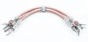 Supra Sword Excalibur Combicon high end jumpers OFC geleiders 2 x 3,0mm2 AWG12 met Rhodium-connectoren per set 4 stuks 25 cm