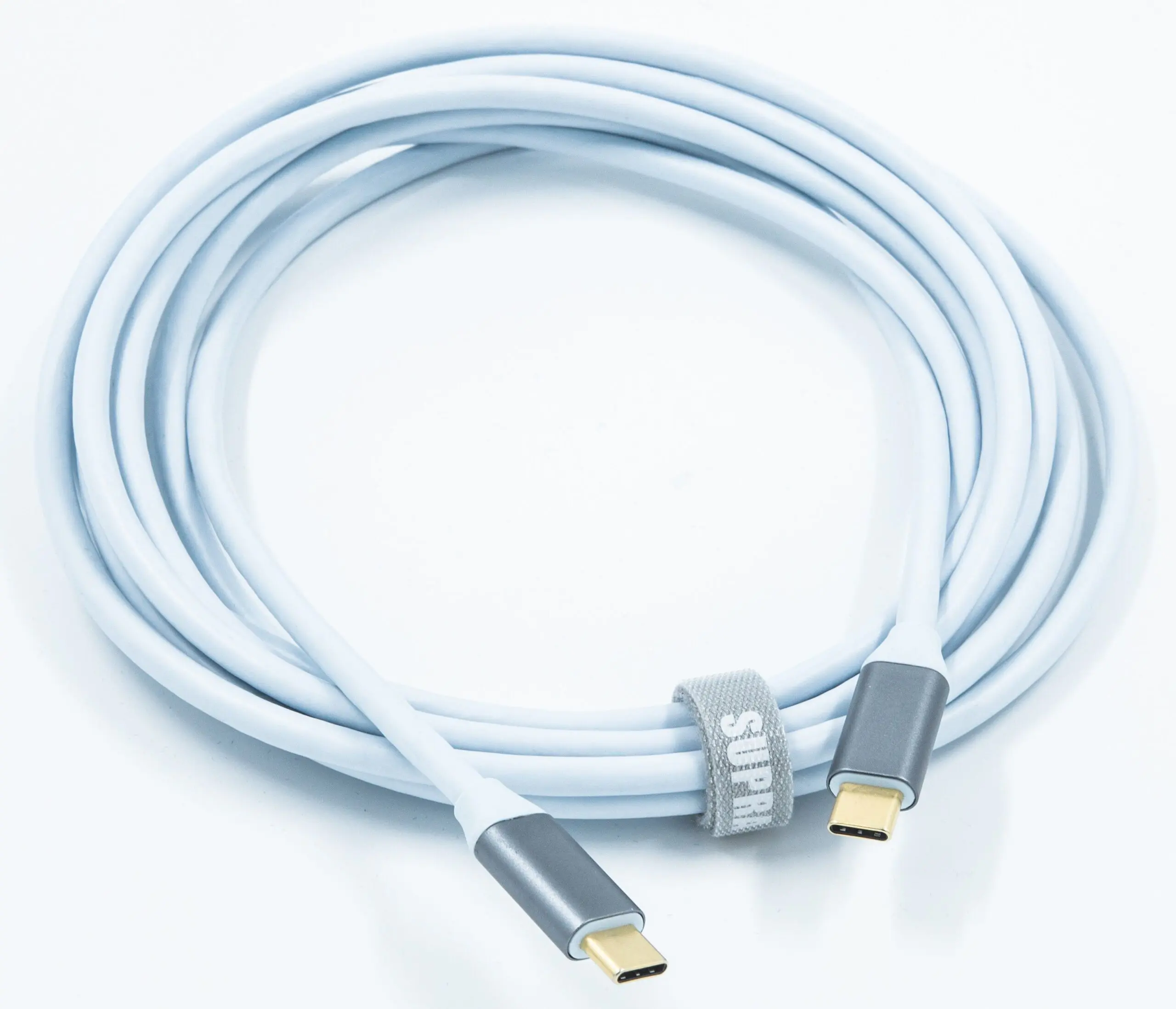 Supra USB 3.2 C-C Blue super high speed 10 Gbps vergulde connectoren vanaf 1,0 meter - Afbeelding 2