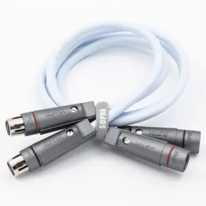 Supra XL Annorum XLR interlink OFC-koper geleiders 2x1,5mm2 AWG 15 met hoogwaardige Swift vergulde 24K connectoren stereoset 2 stuks vanaf 0,8 meter