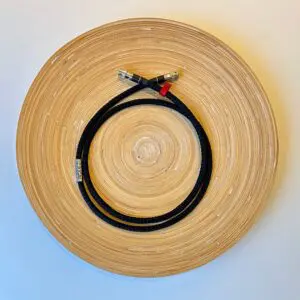 IKIGAI Audio KANGAI RCA digitale interlink S/PDIF - True 75 Ohm met puur zilveren 5N en 24-karaats gouden monokristal geleiders vanaf 0,75 meter