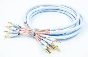 Supra XL Annorum Combicon BI-AMP luidsprekerkabel 2 x 3,2 mm2 AWG15 inclusief verwisselbare vergulde banaanpluggen + spades stereoset 2 stuks vanaf 2,0 meter