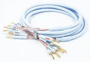 Supra XL Annorum Combicon Bi-Wire luidsprekerkabel 2 x 3,2 mm2 AWG15 inclusief verwisselbare banaanpluggen + spades stereoset 2 stuks vanaf 2,0 meter