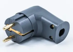 Supra SW-EU/A Male 24K Gold-plated OFC - schuko haakse netstekker 10A  tot Ø11,5mm AWG 11