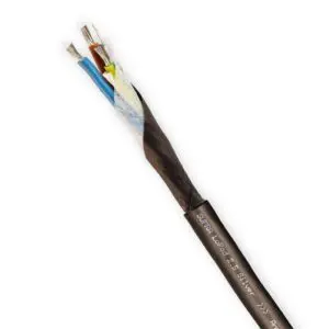 Supra LoRad 2.5 SPC afgeschermde voedingskabel 3 x 2,5 mm2 AWG 13 verzilverde OFC koperen geleiders onafgewerkt per meter
