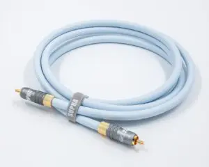 Supra Trico S/PDIF - 75 Ohm digitale 1RCA naar 1RCA coaxiale interconnect verzilverd OFC koperen geleiders single vanaf 1,0 meter