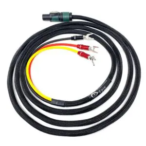 Chord Company Epic Speakon REL 3-aderige subwooferkabel verzilverd koper AWG 12 voor high-level ingang vanaf 3,0 meter