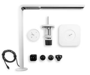 Uberlight Frame 7100TL flexibele LED-verlichting voor audiorack of platenspeler tot 600 lumens uitgevoerd in wit