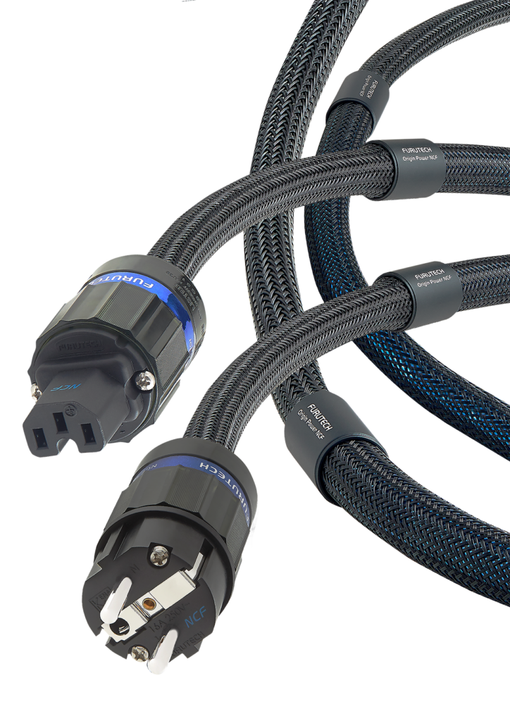 Furutech Origin Power NCF (R) voedingskabel met Rhodium-plated geleiders AWG 9 lengte 1,8 meter