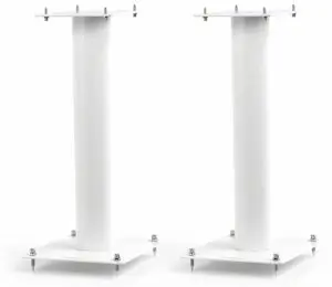NorStone luidsprekerstand Stylum 2 wit zijdeglans hoogte 58,5 cm. per set 2 stuks