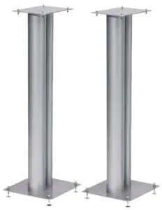 NorStone luidsprekerstand Stylum 3 zilver hoogte 80,5 cm. per set 2 stuks