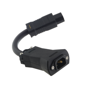 Furutech Flow-C15 Gold in-line netfilter 24-karaats gold-plated IEC C13 - 20 cm.