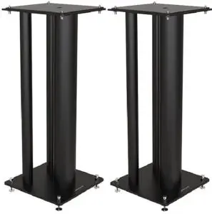 NorStone luidsprekerstand Stylum MAX zwart zijdeglans hoogte 60 cm. per set 2 stuks